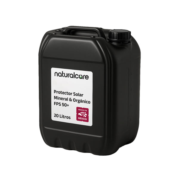 Bloqueador Solar Orgánico Mineral FPS50+ de 1L a 20L